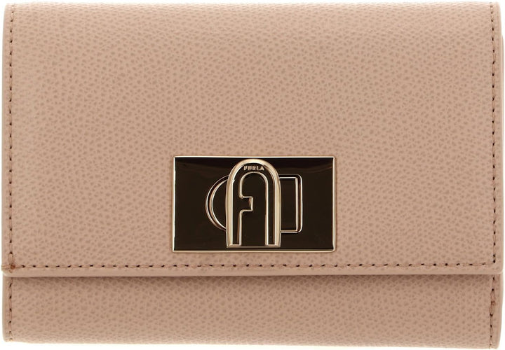 Furla 1927 Druckknopf Brieftasche Beige