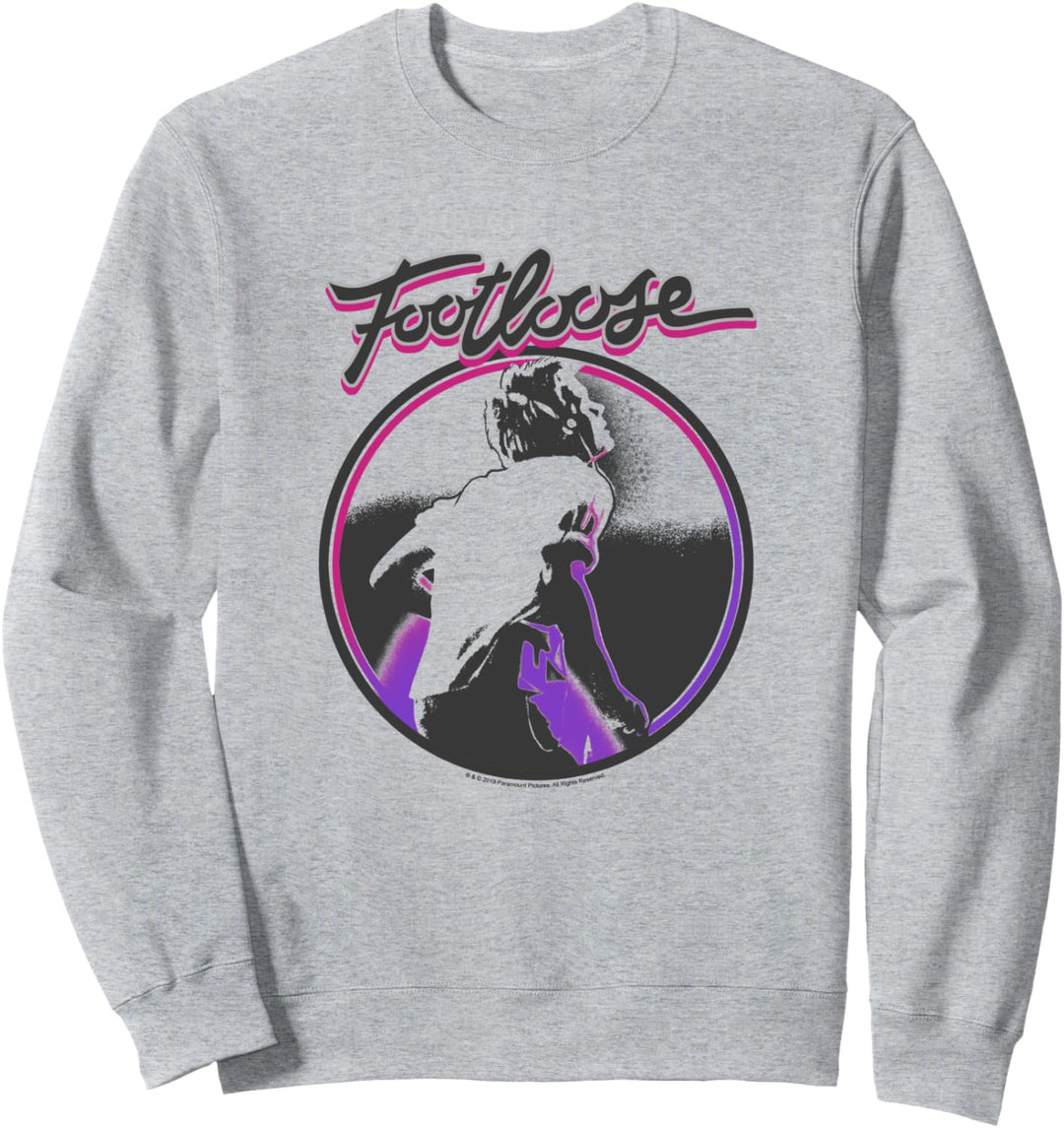 Footloose Ren McCormack Circle Portrait Title Logo Sweatshirt
