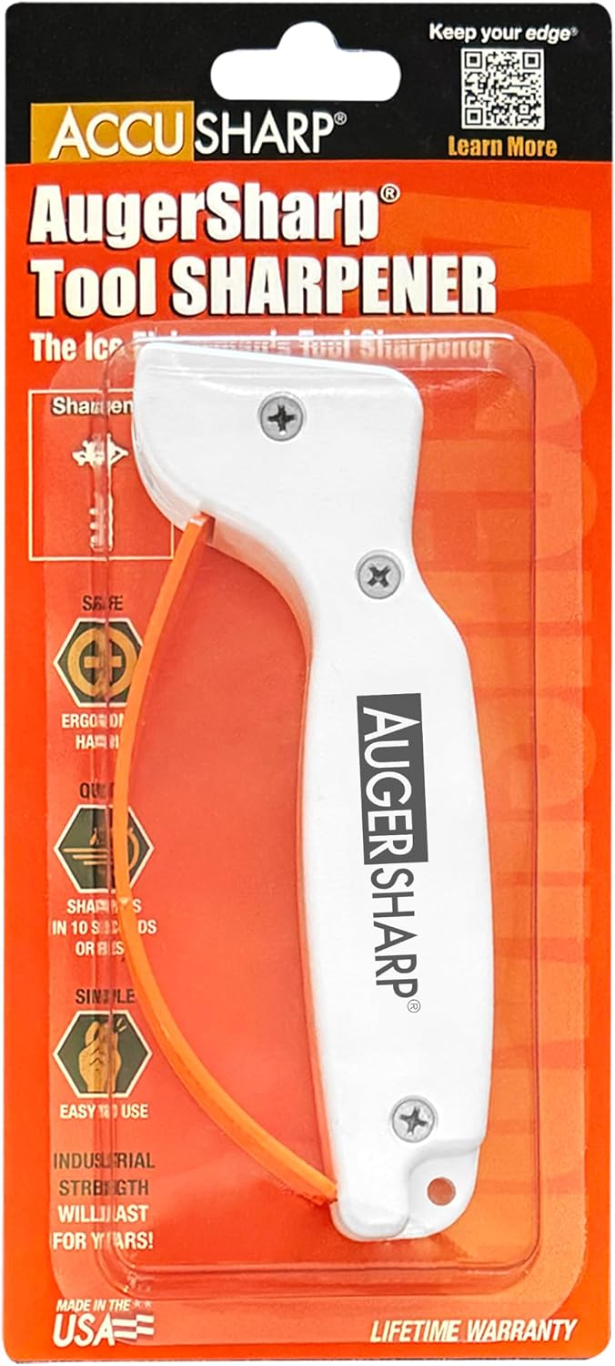 AccuSharp Messer- und Eisschnecken-Werkzeugschärfer – diamantgeschliffenes Wolframkarbid, rostfreie