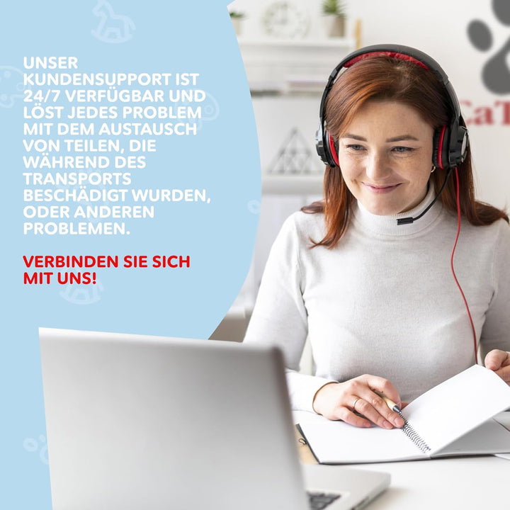 Cateam Tritthocker aus Holz für Kinder und Kleinkinder – 2er-Set – Weiss – Kinderhocker mit ausziehb