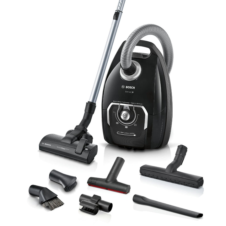 Bosch Staubsauger mit Beutel Serie 8 BGL8XALL, Testsieger, ideal für Allergiker, Hygiene-Filter, 10