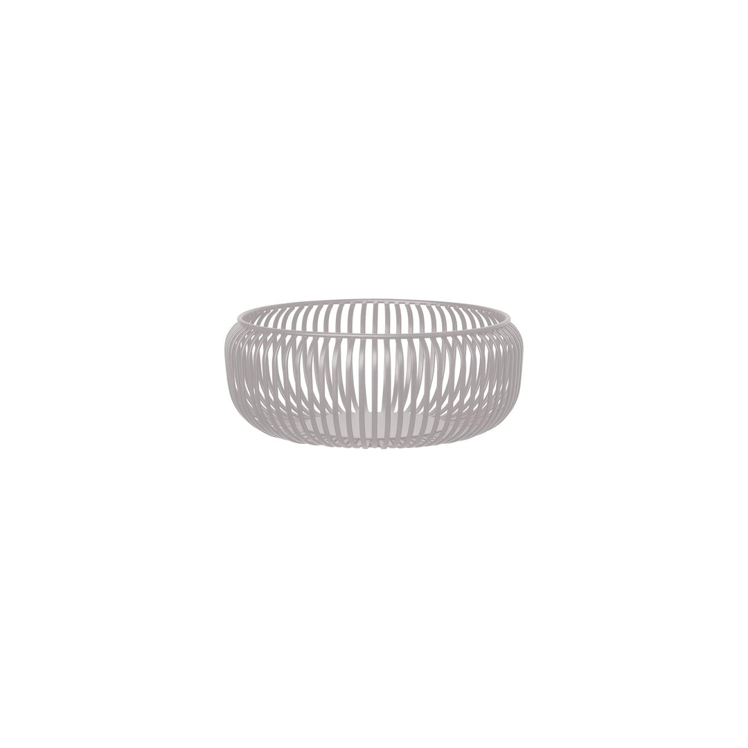 Blomus -LITO- Bowl | Obstschale aus hochwertigem Stahl | Dekoschale mit Streben in Mourning Dove | G