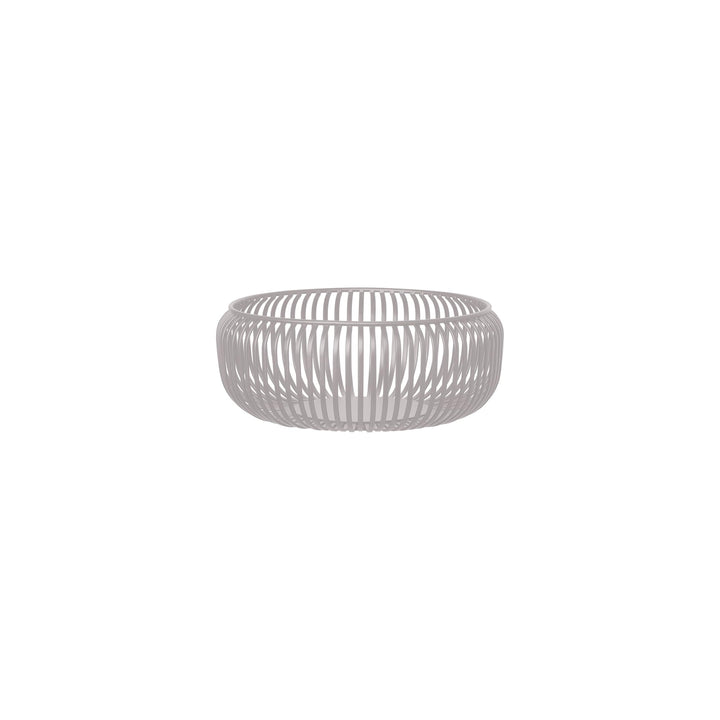 Blomus -LITO- Bowl | Obstschale aus hochwertigem Stahl | Dekoschale mit Streben in Mourning Dove | G