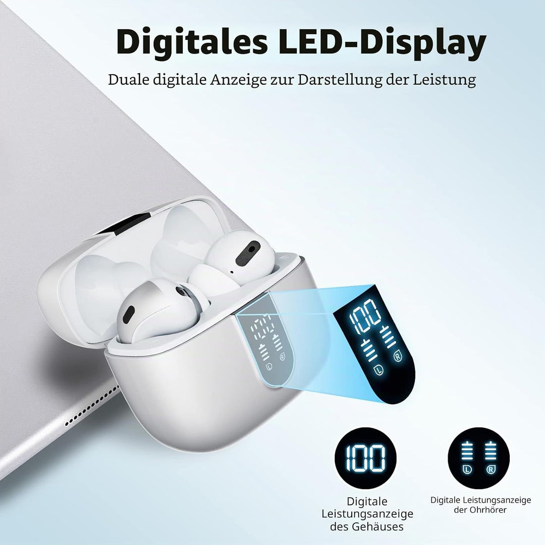 taopod Kopfhörer Kabellos Bluetooth, Bluetooth Kopfhörer Mit Mikrofon, In Ear Kopfhörer Bluetooth 5.