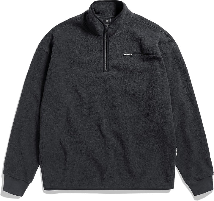 G-STAR RAW Herren Fleece Half Zip Loose Sw Sweats XXL Grau (Shadow D23491-d430-992), XXL Grau (Shado