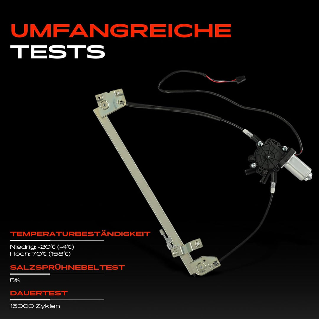 Frankberg 1x Fensterheber Mit Motor Vorne Links Kompatibel mit 100 1968-1994 200 1979-1991 100 Avant