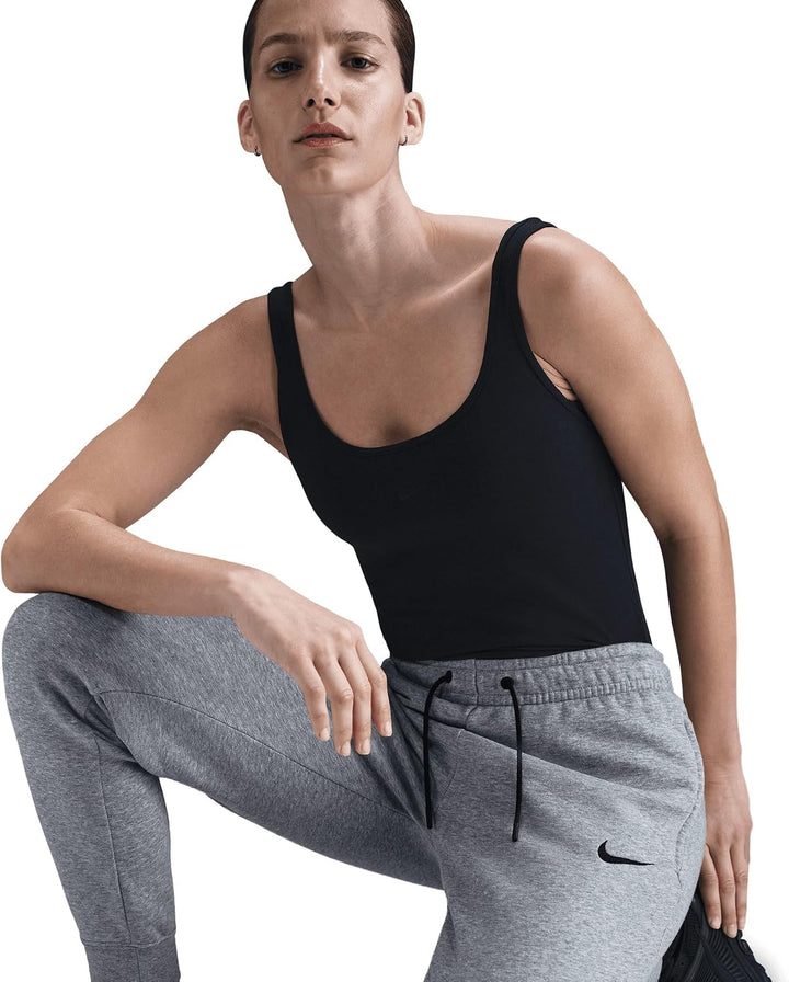 Nike Damen Pants W Nk FLC Park20 Pant Kp XS Dk Grey Heather/Black/Black, XS Dk Grey Heather/Black/Bl