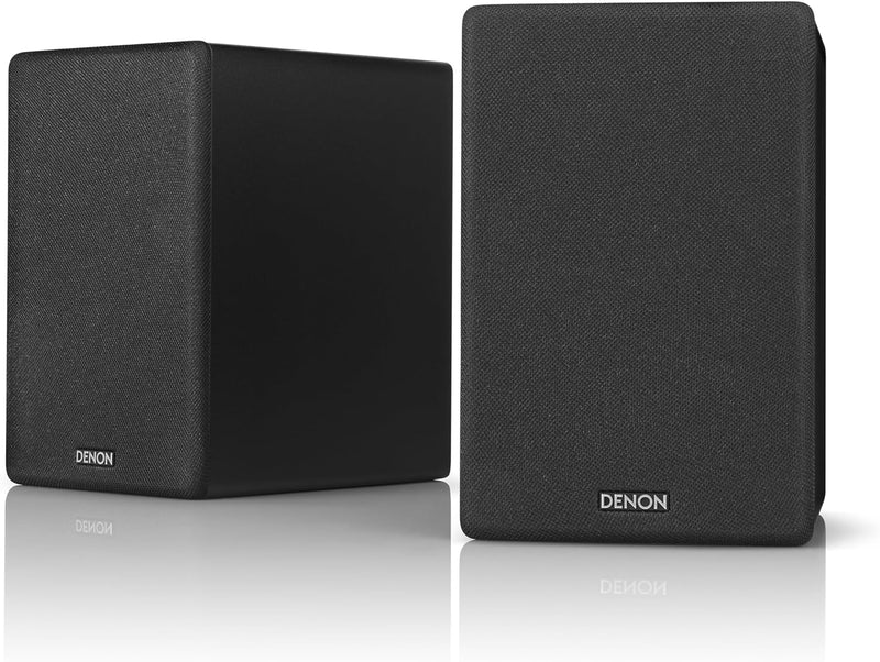 Denon SCN10 Lautsprecher, Zwei-Wege-HiFi-Lautsprecher für TV-Soundsystem, 2 x 65 W, kompatibel mit E