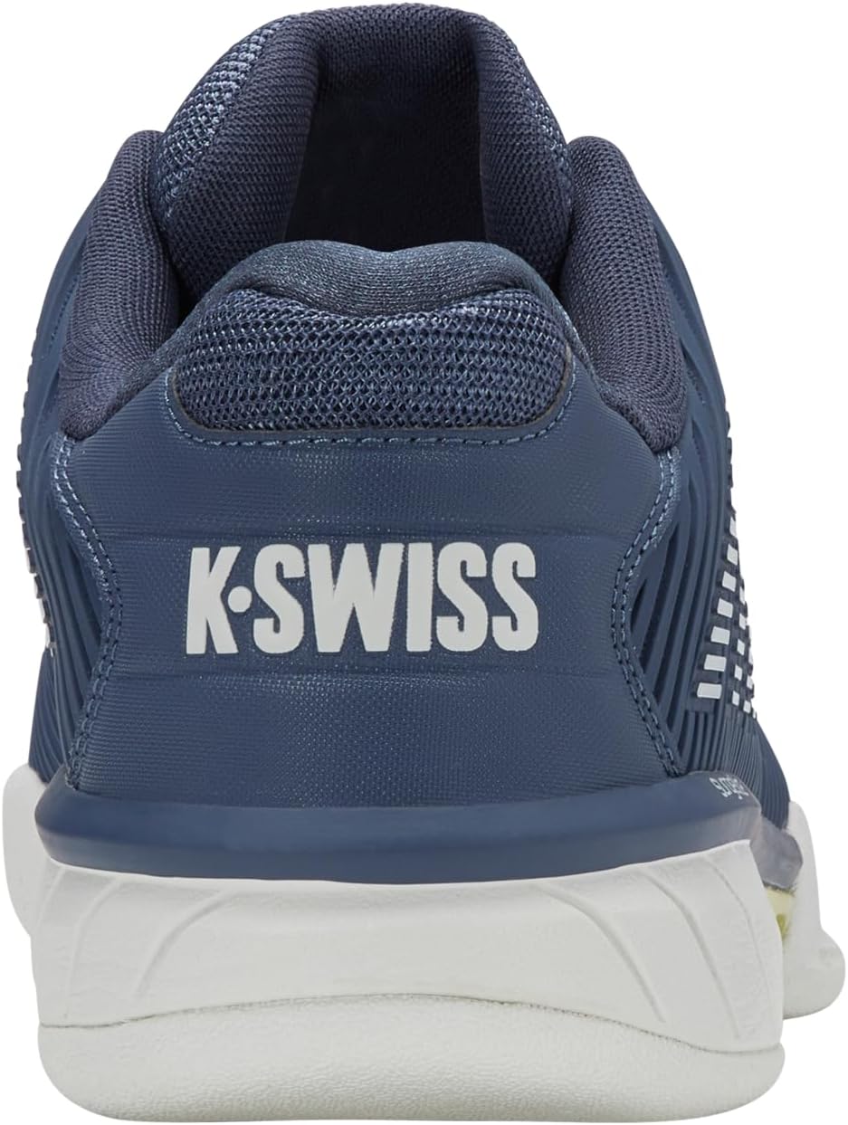 K-Swiss Herren Hypercourt Express 2 Carpet Tennis Shoe 42 EU Vintage Indigo Blanc De Blanc Luminary