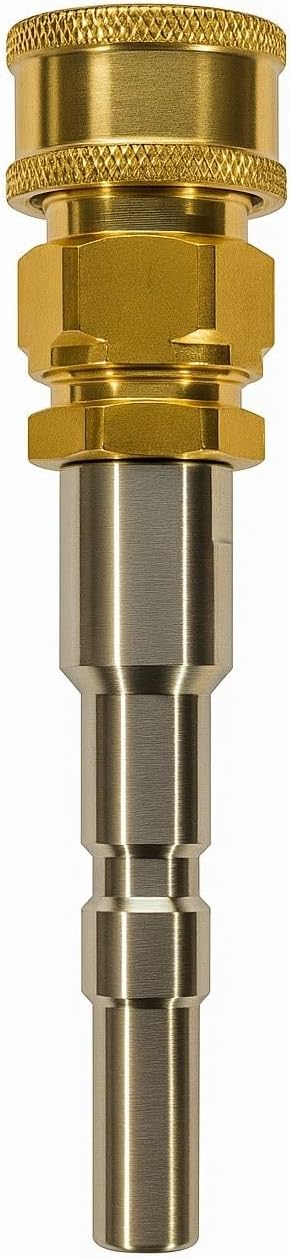 Adapter Kränzle D12 auf 1/4" IG Schnellkupplung – Edelstahl & Messing – 250 Bar Hochdruck Adapter –