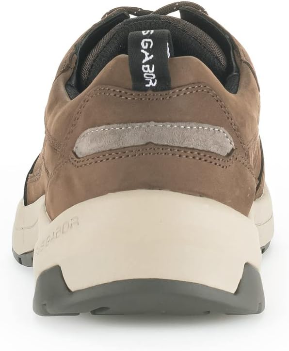 Pius Gabor Herren Sneaker Low,Halbschuhe,zertifiziertes Leder,Wechselfussbett 41 EU Braun Espresso 2