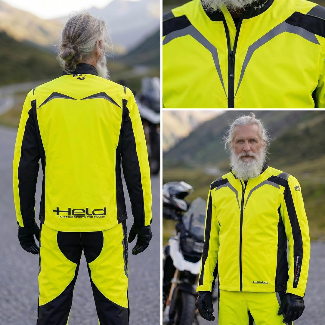 Held Rainblock 2 Regenhose, schwarz/neon, S S Schwarz/Neon, S Schwarz/Neon