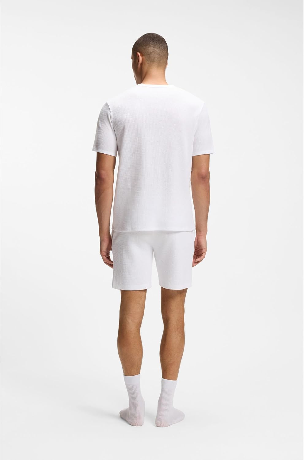 BOSS Herren Pyjama_T_Shirt S 100white, S 100white