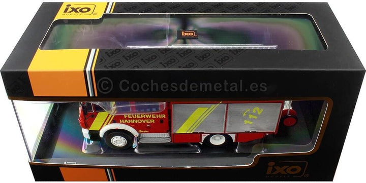 Ixo Mercedes LF 16/12 Ziegler FDHerwehr Hannover 1995 rot Modellauto 1:43 Models