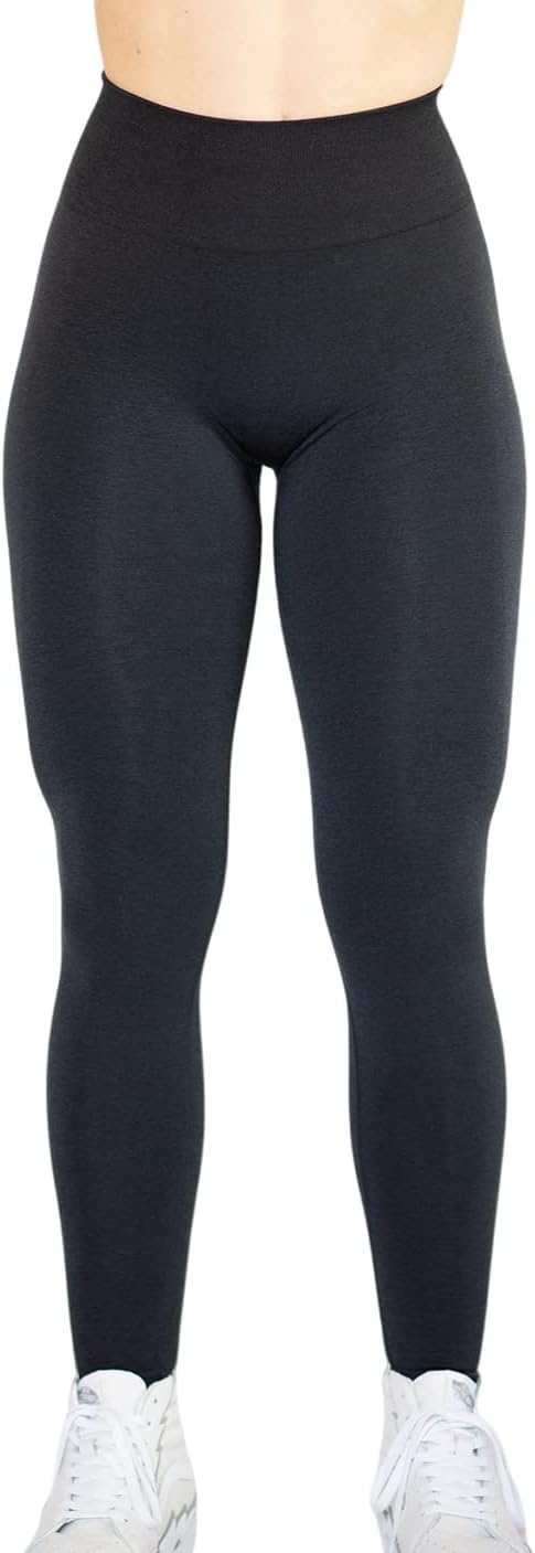 AUROLA Workout-Leggings für Frauen, Nahtlose Scrunch-Strumpfhose, Bauchkontrolle, Fitnessstudio, Fit