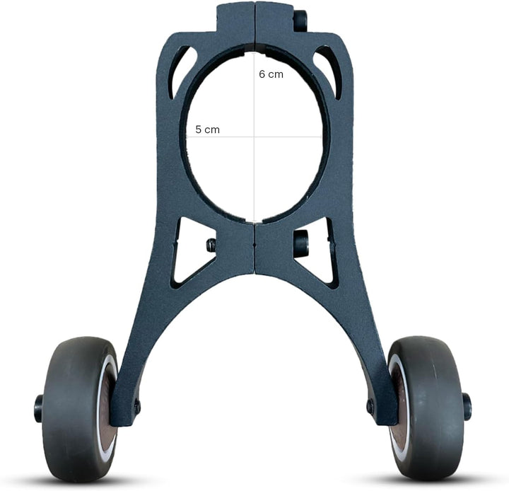 SmartGyro Unisex – Erwachsene Trolley Räder Wagenräder, Schwarz, Mittel