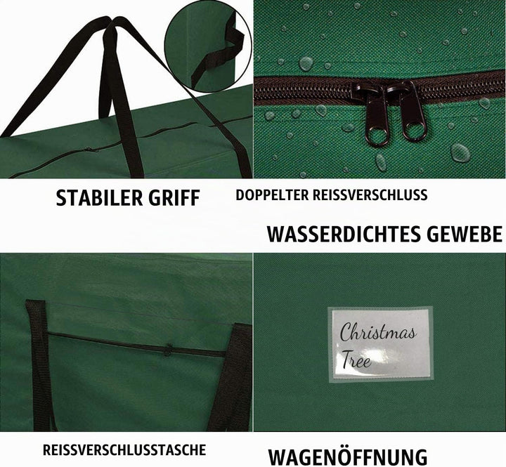 Weihnachtsbaum Aufbewahrungstasche 125 cm Weihnachtsbaumtasche Transporthülle Weihnachtsbäume Tannen