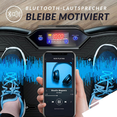 Bluefin Fitness Vibrationsplatte | Fettverbrennung, Muskelaufbau & Ganzkörpertraining | Kompaktes De