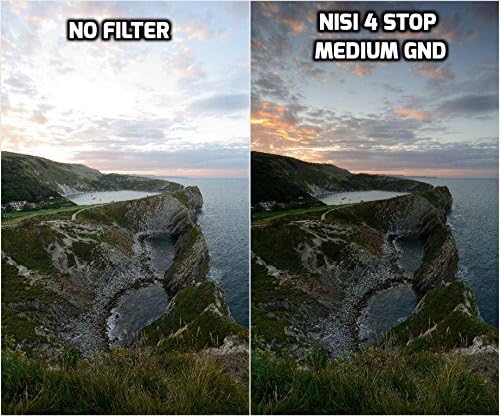 NiSi Verlaufsfilter 100x150mm GND16 1.2 Medium (4-Blenden) Nanobeschichtet und IR-Neutral mit mittle