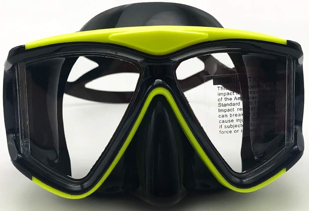 Tauchmaske mit Dioptrien Dioptrin, OWN4B Harzlinsen Schnorchelmaske Taucherbrille Korrektur, Tauchma