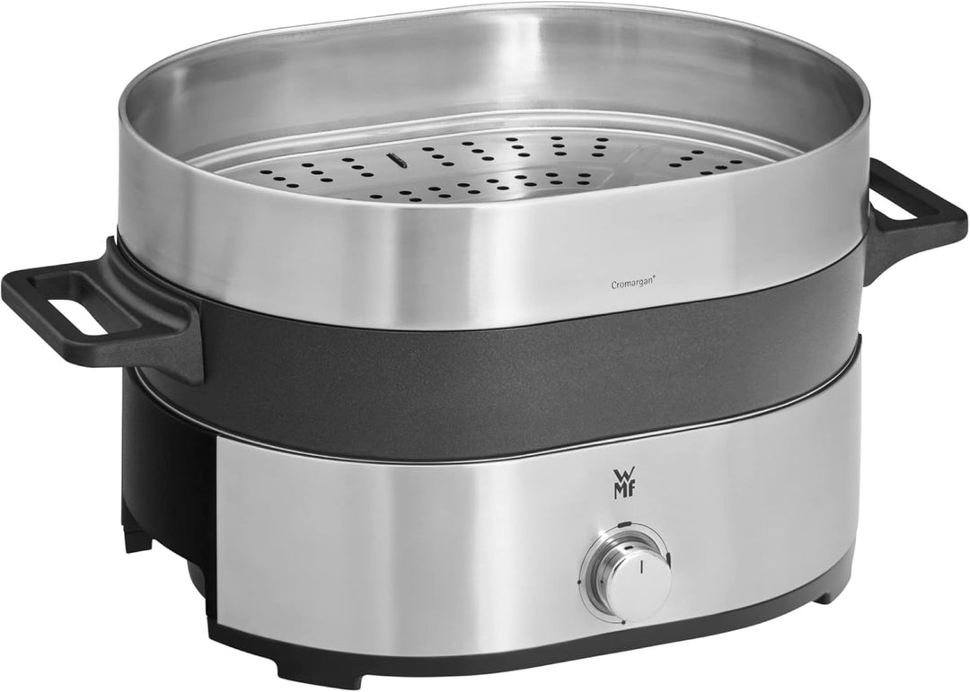 WMF Lono Hot Pot & Dampfgarer elektrisch 3,6l, chinesisches Fondue für 6 Personen, elektrische Dampf