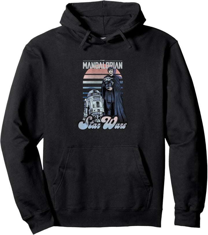 Star Wars: The Mandalorian Luke Skywalker R2-D2& The Child Pullover Hoodie