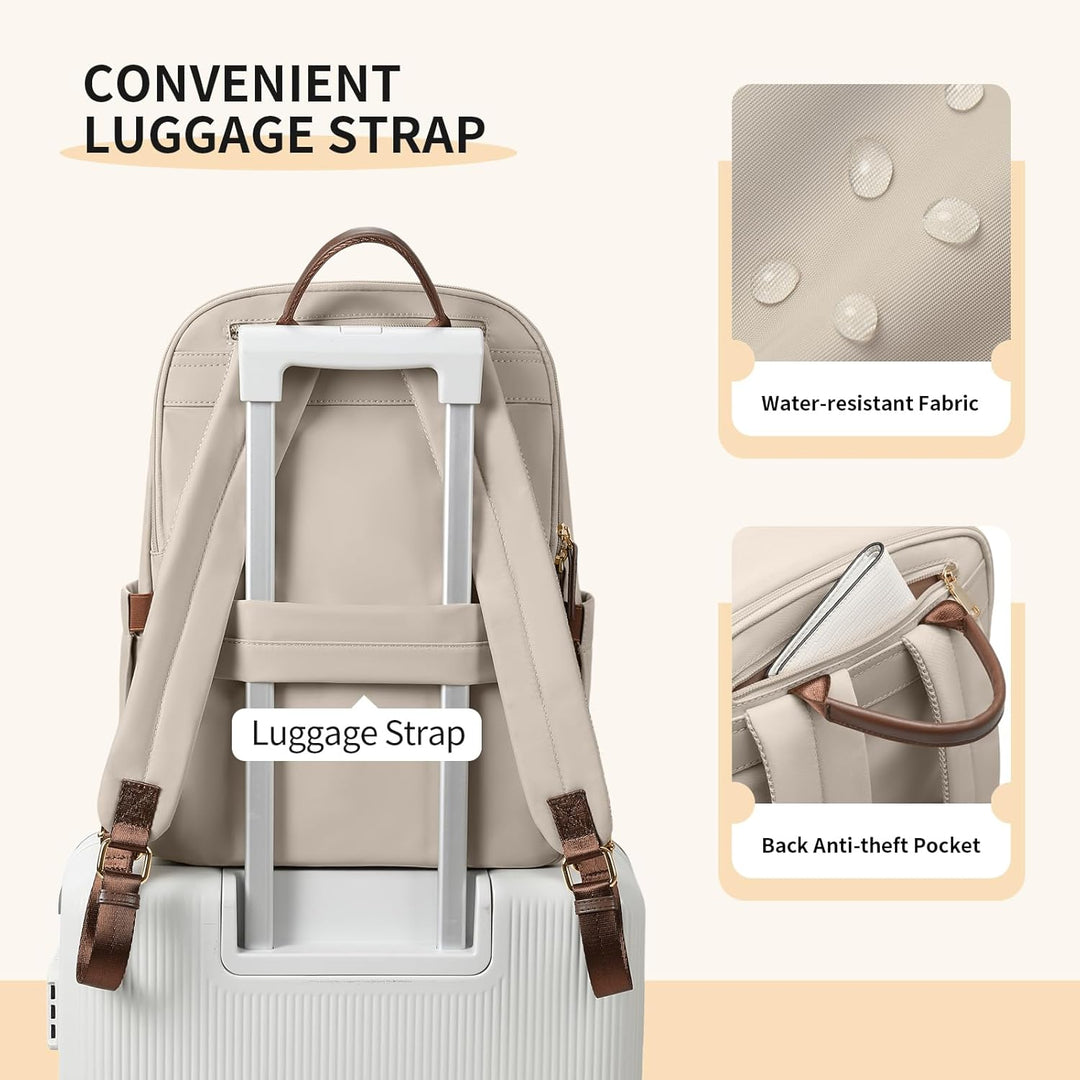 GOLF SUPAGS Frauen Rucksack Casual Daypack für Arbeit Reisen Hochschulen Rucksack Geldbörse Fits 14