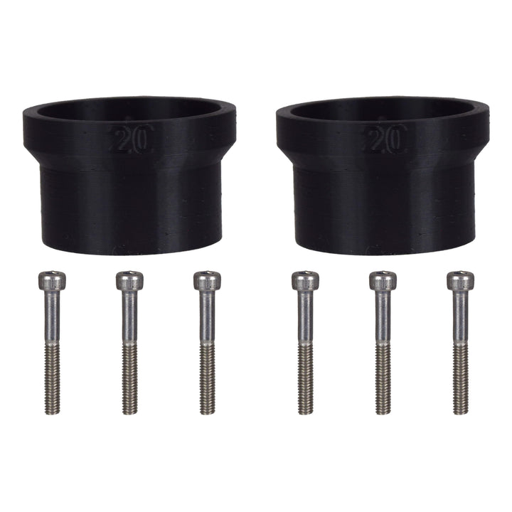 HERRLAN® Präzisions-Abstandshalter für Messerteller - 20 mm Distanzscheiben - Tieferlegungs-Kit für