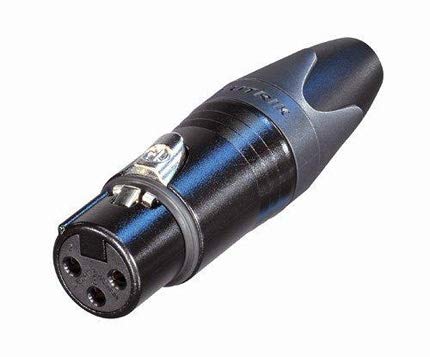 CORDIAL Kabel micro XLR 5 m blau Kabel MICROPHONE Select symmetrisch Standard