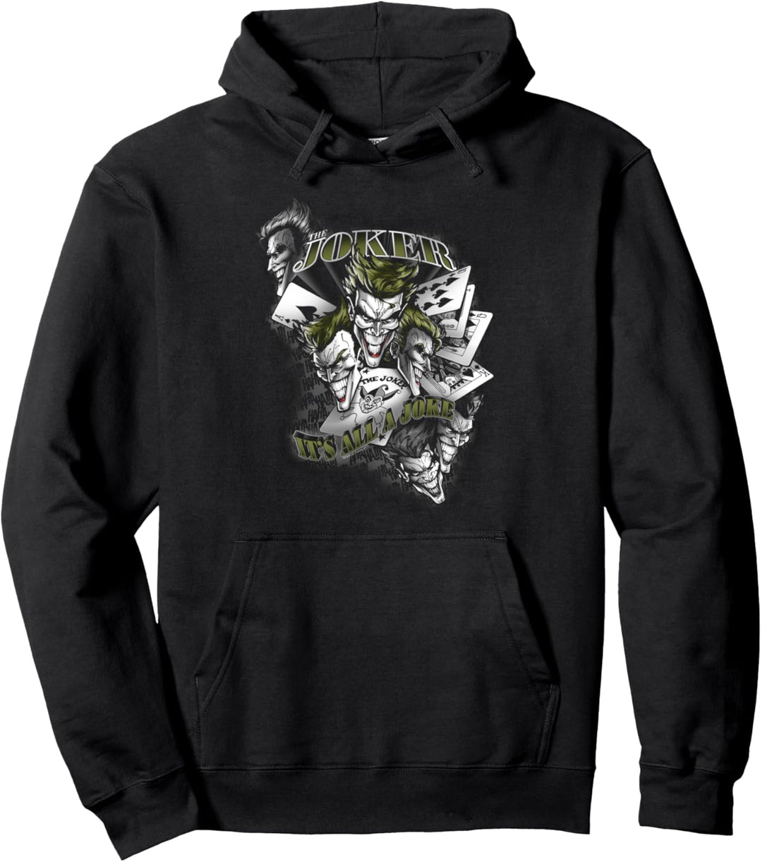 Batman the Joker It's All a Joke Pullover Hoodie
