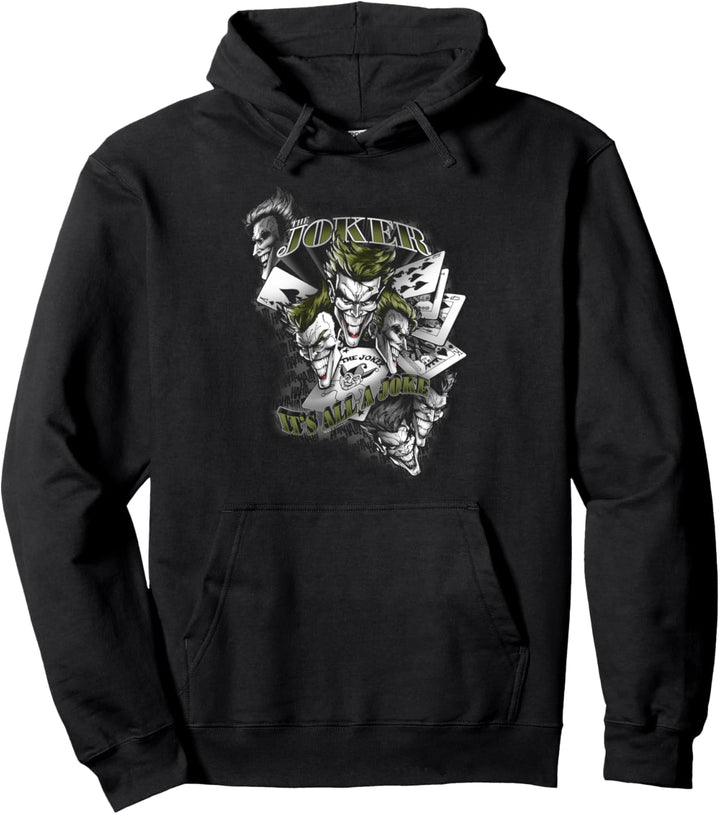 Batman the Joker It's All a Joke Pullover Hoodie