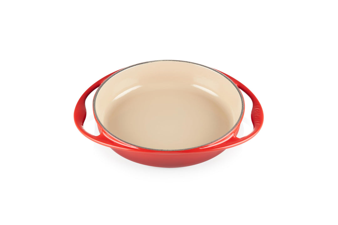 Le Creuset Gusseisen Tatin-Backform, Rund, Ø 25 cm, Für alle Herdarten inkl. Induktion geeignet, 2,1