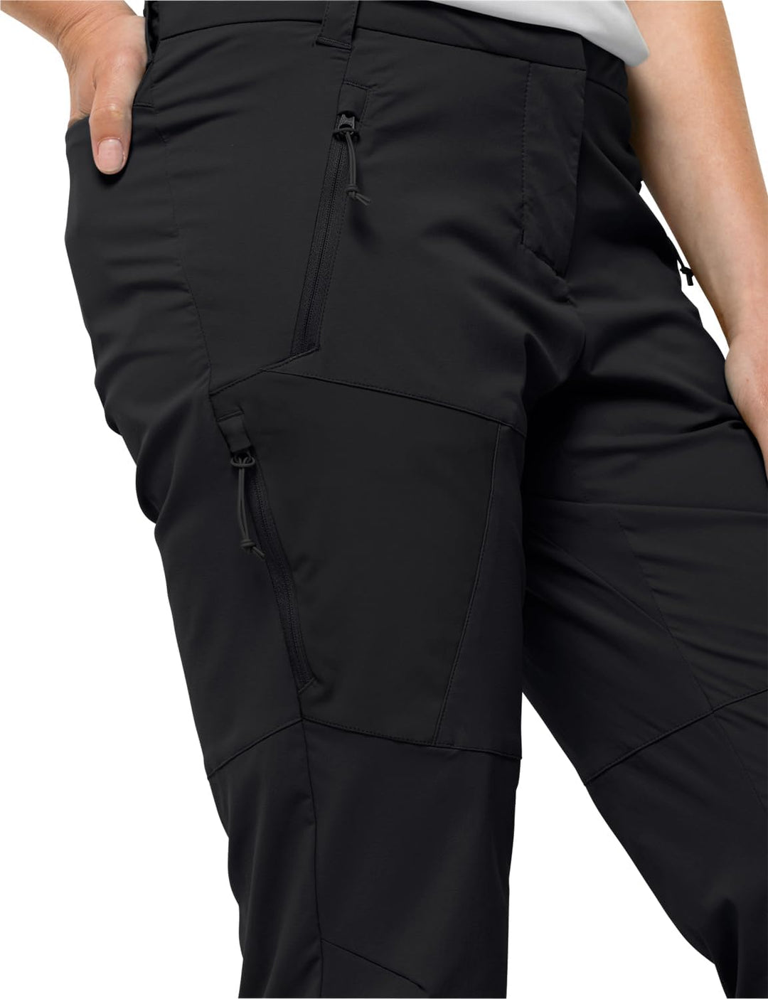 Jack Wolfskin Damen Glastal Pants W Wanderhose 36 Schwarz, 36 Schwarz