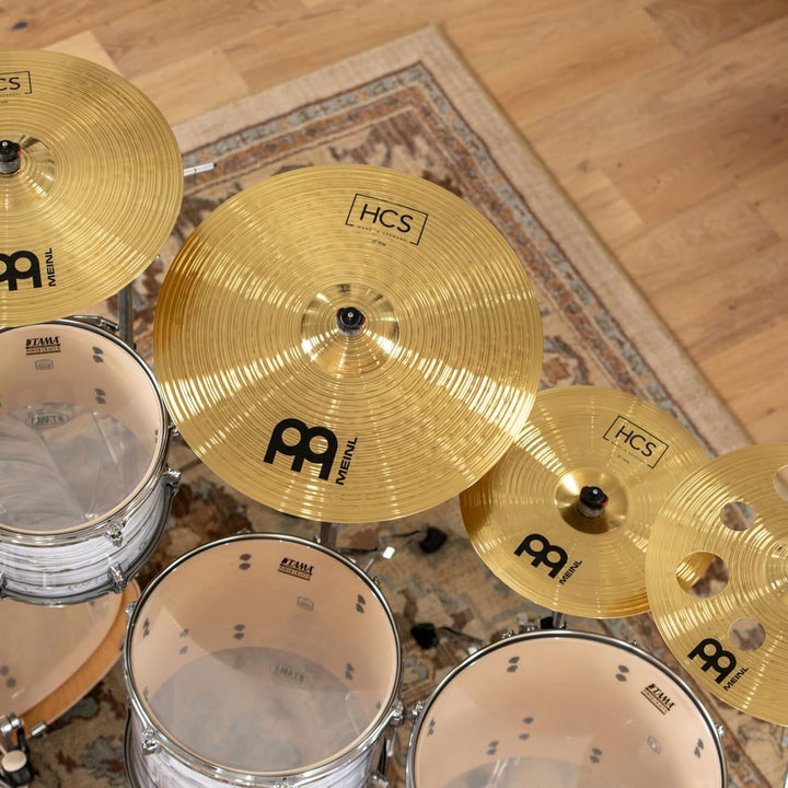 Meinl Cymbals HCS China 14 Zoll (Video) Schlagzeug Becken (35,56cm) Messing, Traditionelles Finish (