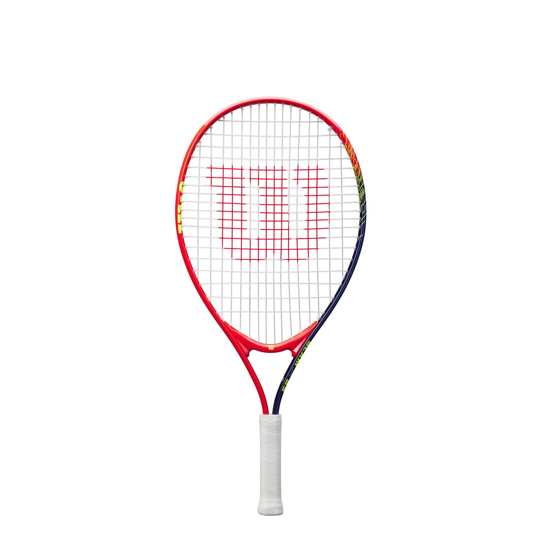 Wilson Slam Junior 23 Boys Tennis Racket Red/Yellow Strung 205g L 23", 23"