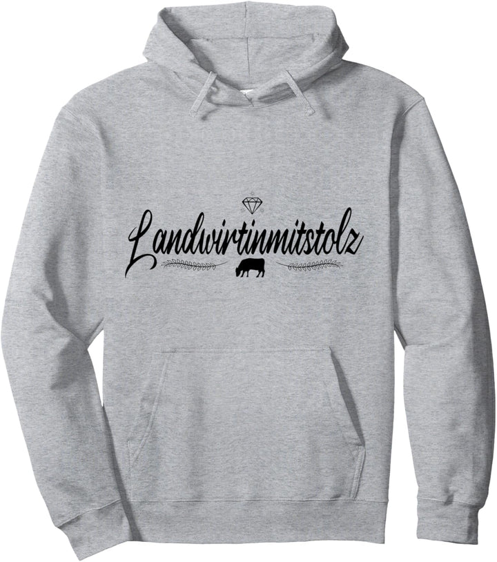 Landwirtin mit Stolz - Landwirtinen Bäuerin Bauernhof Pullover Hoodie