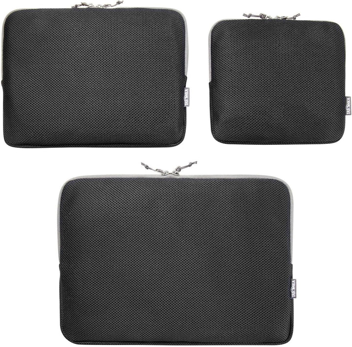 Tatonka Air Mesh Pocket Set (3 Stück) - DREI flach und leicht gepolsterte Netztaschen in DREI Grösse