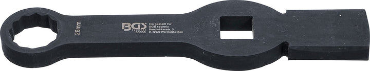 BGS 35336 | Schlag-Ringschlüssel | Zwölfkant | mit 2 Schlagflächen | SW 26 mm Schlüsselweite: 26 mm,