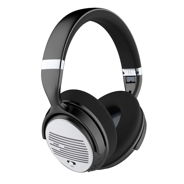 Smpl Noise Cancelling Kopfhörer - Bluetooth-Over-Ear-Kopfhörer, mit Mikrofon zum Anrufen, 16-Stunden