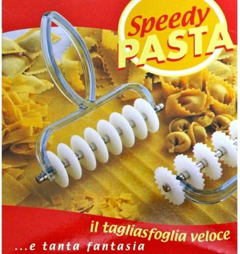 ZASEVES Speedy Pasta Cutter, Silber, 80 Stück