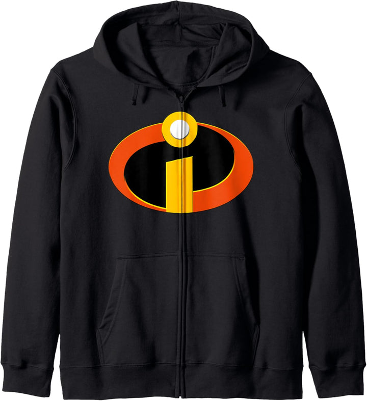 Disney Pixar Incredibles Colored Logo Pocket Kapuzenjacke