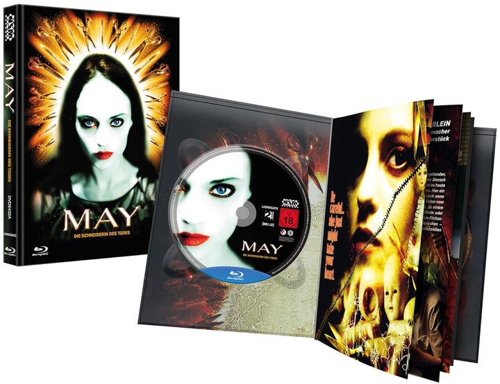MAY - die Schneiderin des Todes [Blu-Ray+DVD] - uncut - auf 444 limitiertes Mediabook Cover A, Blu-r