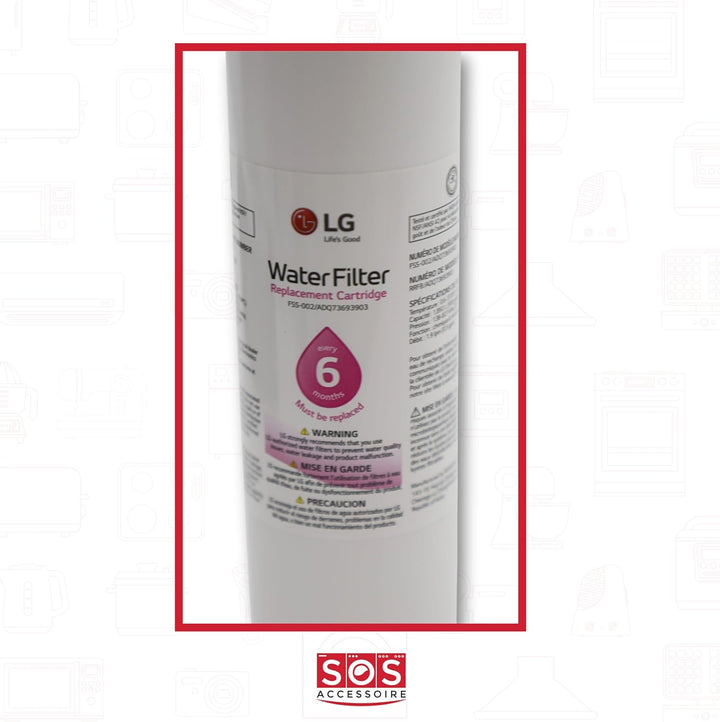 LG 5231JA2010B Ersatzfilterkassette für Wasserfilter 1 Stück (1er Pack)