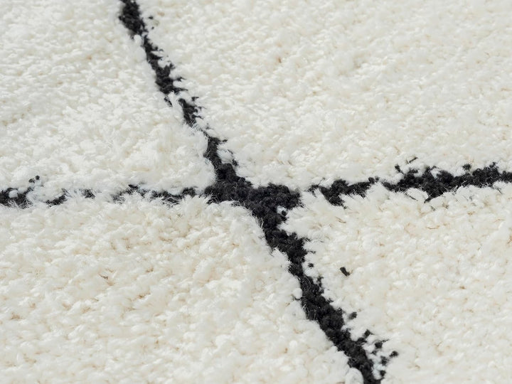 the carpet Velvet eleganter Designer Teppich Wohnzimmer, weicher &amp; pflegeleichter Hochflor Wohnzimme