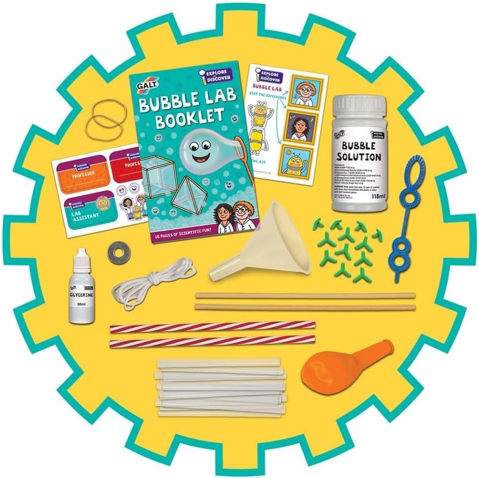 Galt Toys, Bubble Lab, Science Kit for Kids, Ages 5 Years Plus