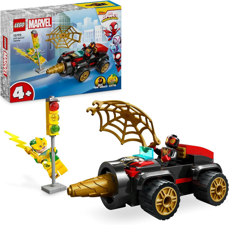 LEGO Marvel Spidey und Seine Super-Freunde Spideys Bohrfahrzeug Spielzeug & Marvel Spider-Mans Auto