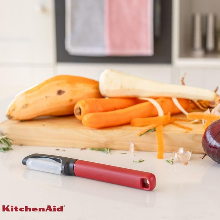 KitchenAid KHA112OHEREG Classic Euro Sparschäler Empire Rot