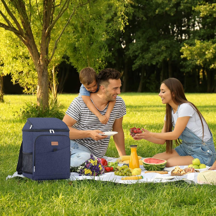 Lifewit 32L, 34 Dosen, isolierte Kühltasche, Grosse kühlrucksack, auslaufsichere tragbare Lunchtasch
