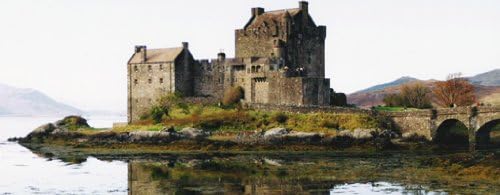 Asiatische aedes1011 37 x 26 x 7 cm Eilean Donan Castle Castle Model Kit