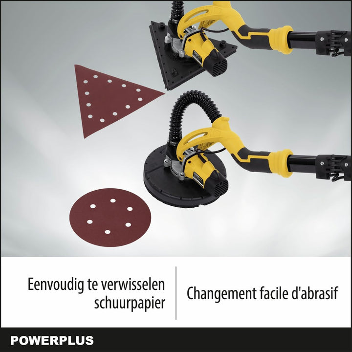 Powerplus POWX0477 Trockenbauschleifer, 0, 3 Stück, Trockenbauschleifer